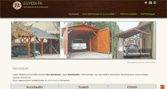 Desktop Screenshot of egyedi-fa.hu