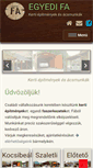 Mobile Screenshot of egyedi-fa.hu